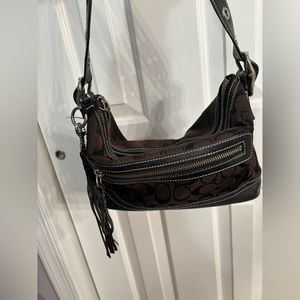 Coach signature logo handbag